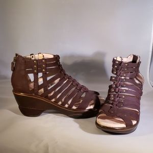 Jambu Women's Sport Wedge Cage shoes